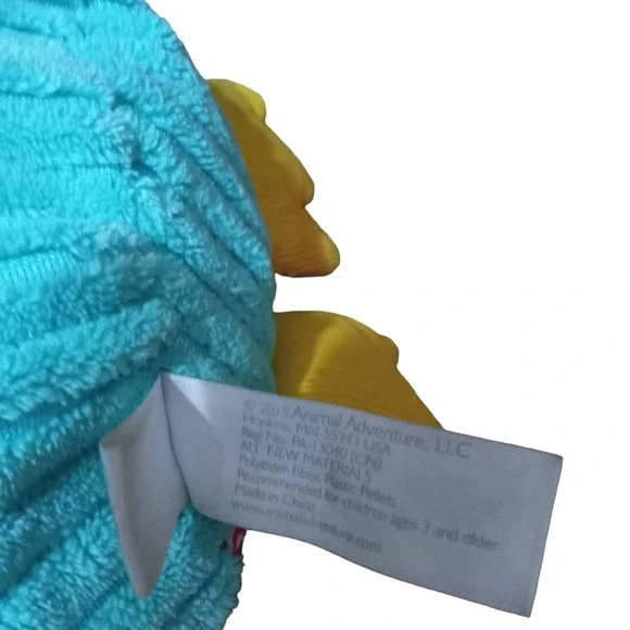 Animal Adventure turqouise owl plush - Picture 7 of 7